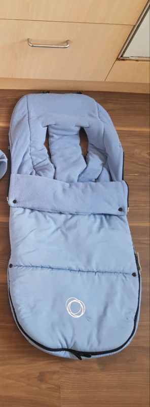 bugaboo ice blue footmuff